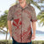 Hawaii Monk Seal and Map Hawaiian Shirt Polynesian Kanaka Maoli Red Vibe