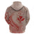 Hawaii Monk Seal and Map Zip Hoodie Polynesian Kanaka Maoli Red Vibe