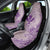 Hawaii Monk Seal and Map Car Seat Cover Polynesian Kanaka Maoli Violet Vibe