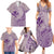 Hawaii Monk Seal and Map Family Matching Summer Maxi Dress and Hawaiian Shirt Polynesian Kanaka Maoli Violet Vibe