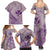 Hawaii Monk Seal and Map Family Matching Summer Maxi Dress and Hawaiian Shirt Polynesian Kanaka Maoli Violet Vibe