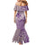 Hawaii Monk Seal and Map Mermaid Dress Polynesian Kanaka Maoli Violet Vibe