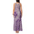 Hawaii Monk Seal and Map Tank Maxi Dress Polynesian Kanaka Maoli Violet Vibe