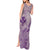 Hawaii Monk Seal and Map Tank Maxi Dress Polynesian Kanaka Maoli Violet Vibe