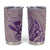 Hawaii Monk Seal and Map Tumbler Cup Polynesian Kanaka Maoli Violet Vibe