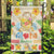 Kawaii Turtle Garden Flag Aloha Hibiscus Flowers