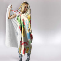 Kawaii Turtle Hooded Blanket Aloha Hibiscus Flowers LT9 - Polynesian Pride