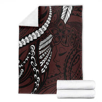 Polynesian Girl Tribal Tattoo Blanket Oxbood Vibe LT9 - Polynesian Pride