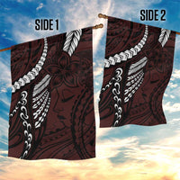 Polynesian Girl Tribal Tattoo Garden Flag Oxbood Vibe LT9 - Polynesian Pride