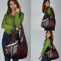 Polynesian Girl Tribal Tattoo Grocery Bag Oxbood Vibe LT9 - Polynesian Pride