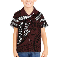 Polynesian Girl Tribal Tattoo Hawaiian Shirt Oxbood Vibe LT9 - Polynesian Pride