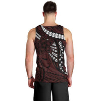 Polynesian Girl Tribal Tattoo Men Tank Top Oxbood Vibe LT9 - Polynesian Pride