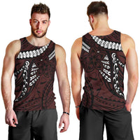 Polynesian Girl Tribal Tattoo Men Tank Top Oxbood Vibe LT9 - Polynesian Pride