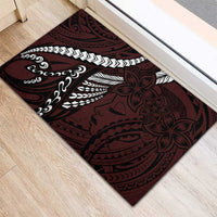 Polynesian Girl Tribal Tattoo Rubber Doormat Oxbood Vibe LT9 - Polynesian Pride