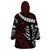 Polynesian Girl Tribal Tattoo Wearable Blanket Hoodie Oxbood Vibe