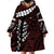 Polynesian Girl Tribal Tattoo Wearable Blanket Hoodie Oxbood Vibe