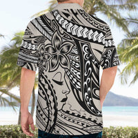 Polynesian Girl Tribal Tattoo Hawaiian Shirt Beige Vibe LT9 - Polynesian Pride