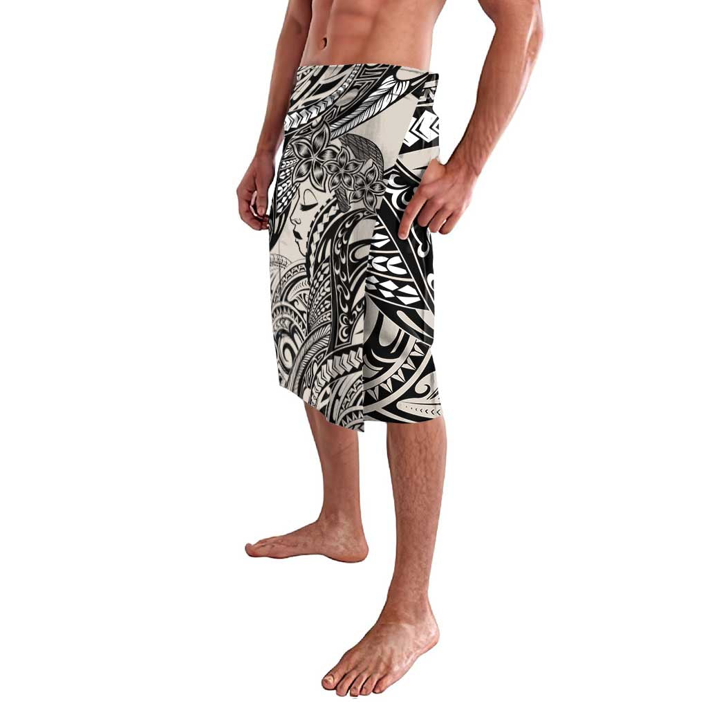 Polynesian Girl Tribal Tattoo Lavalava Beige Vibe LT9 - Polynesian Pride