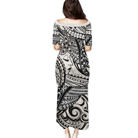 Polynesian Girl Tribal Tattoo Puletasi Beige Vibe LT9 - Polynesian Pride