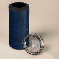 Polynesian Hibiscus Flower Waves Pattern 4 in 1 Can Cooler Tumbler LT9 - Polynesian Pride