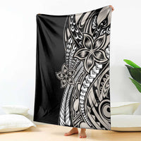 Polynesian Plumeria Floral Tattoo Pattern Blanket Beige Style LT9 - Polynesian Pride