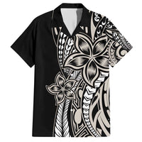 Polynesian Plumeria Floral Tattoo Pattern Hawaiian Shirt Beige Style LT9 Beige - Polynesian Pride