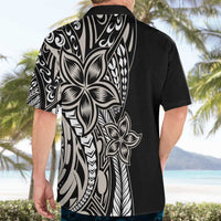 Polynesian Plumeria Floral Tattoo Pattern Hawaiian Shirt Beige Style LT9 - Polynesian Pride