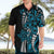 Polynesian Plumeria Floral Tattoo Pattern Hawaiian Shirt Bllue Style