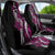 Polynesian Plumeria Floral Tattoo Pattern Car Seat Cover Pink Style