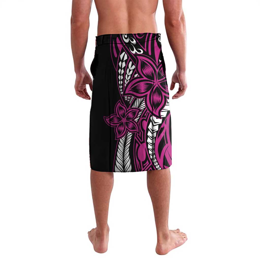 Polynesian Plumeria Floral Tattoo Pattern Lavalava Pink Style LT9 - Polynesian Pride