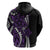 Polynesian Plumeria Floral Tattoo Pattern Hoodie Purple Style