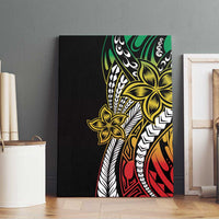 Polynesian Plumeria Floral Tattoo Pattern Canvas Wall Art Reggae Style LT9 - Polynesian Pride