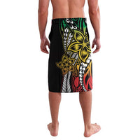 Polynesian Plumeria Floral Tattoo Pattern Lavalava Reggae Style LT9 - Polynesian Pride