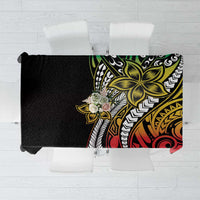 Polynesian Plumeria Floral Tattoo Pattern Tablecloth Reggae Style LT9 Reggae - Polynesian Pride