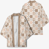 Hawaiian Palaka Quilt Pattern Kimono Hawaii Culture Bird of Paradise Exotic Motif - Polynesian Pride