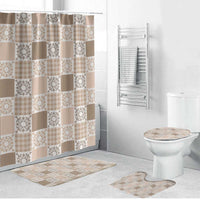 Hawaiian Palaka Quilt Pattern Bathroom Set Hawaii Culture Honu Turtle - Polynesian Pride