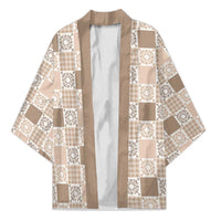 Hawaiian Palaka Quilt Pattern Kimono Hawaii Culture Honu Turtle - Polynesian Pride