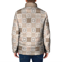 Hawaiian Palaka Quilt Pattern Padded Jacket Hawaii Culture Honu Turtle - Polynesian Pride