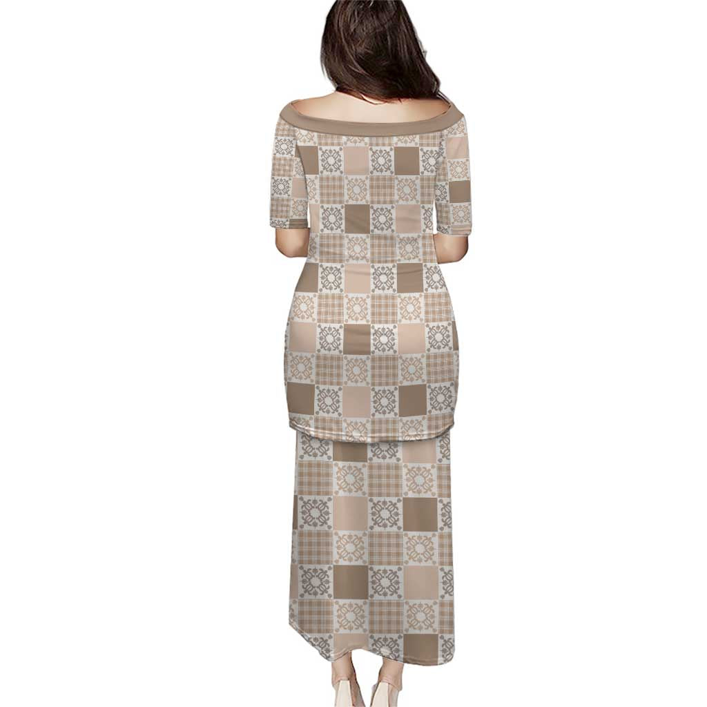 Hawaiian Palaka Quilt Pattern Puletasi Hawaii Culture Honu Turtle - Polynesian Pride