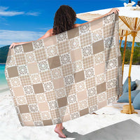 Hawaiian Palaka Quilt Pattern Sarong Hawaii Culture Honu Turtle - Polynesian Pride