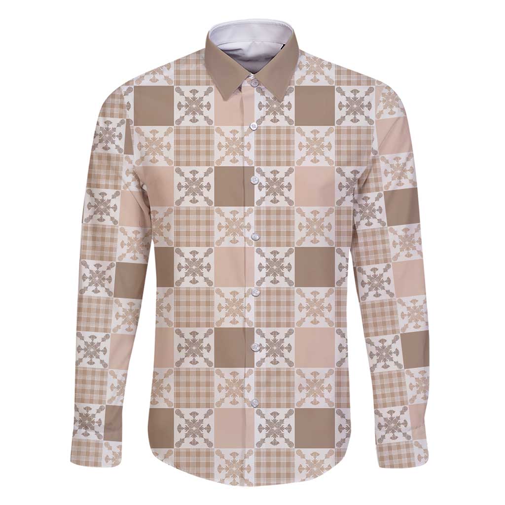 Hawaiian Palaka Quilt Pattern Family Matching Off Shoulder Short Dress and Hawaiian Shirt Hawaii Culture Pineapple - Polynesian Pride