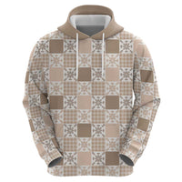 Hawaiian Palaka Quilt Pattern Hoodie Hawaii Culture Pineapple - Polynesian Pride