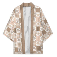 Hawaiian Palaka Quilt Pattern Kimono Hawaii Culture Pineapple - Polynesian Pride