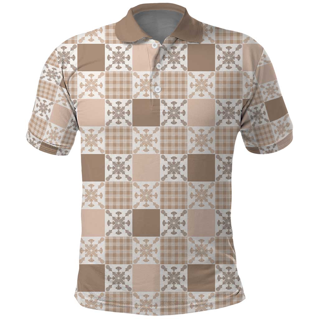 Hawaiian Palaka Quilt Pattern Polo Shirt Hawaii Culture Pineapple - Polynesian Pride