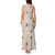 Hawaiian Palaka Quilt Pattern Tank Maxi Dress Hawaii Culture Pineapple - Polynesian Pride