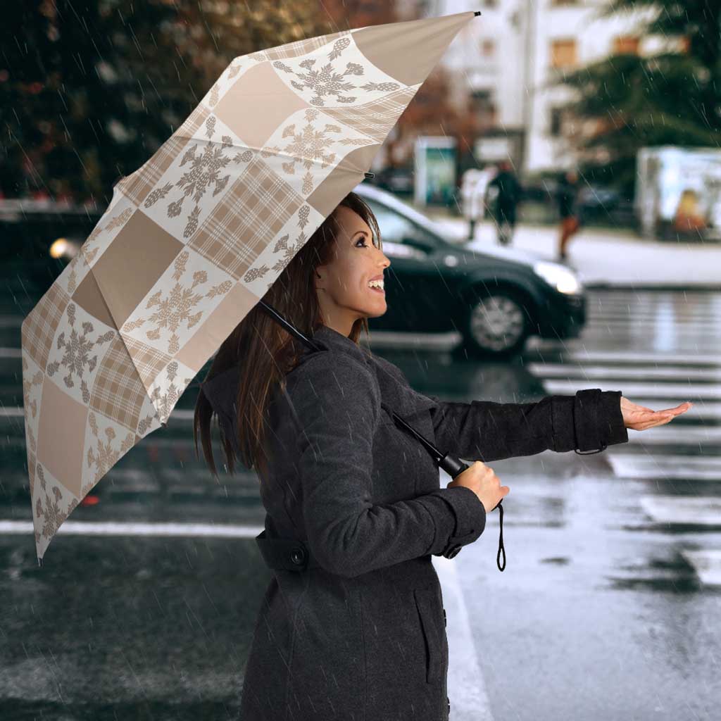 Hawaiian Palaka Quilt Pattern Umbrella Hawaii Culture Pineapple - Polynesian Pride