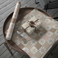 Hawaiian Palaka Quilt Pattern Wrapping Paper Hawaii Culture Pineapple - Polynesian Pride