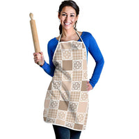 Hawaiian Palaka Quilt Pattern Apron Hawaii Culture Tropical Flowers Mix - Polynesian Pride