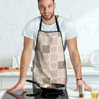 Hawaiian Palaka Quilt Pattern Apron Hawaii Culture Tropical Flowers Mix - Polynesian Pride