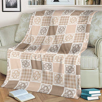 Hawaiian Palaka Quilt Pattern Blanket Hawaii Culture Tropical Flowers Mix - Polynesian Pride